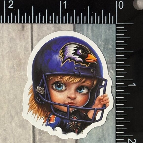 🌀10/$10🌀 Adorable Football Gameday Reusable Waterproof Vinyl Sticker Decal - Picture 1 of 1